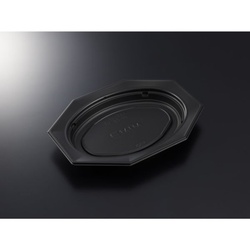 中央化学 軽食容器 TA オクタル 26-18 BK 本体