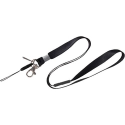 多機能パーツ付吊下げひも　黒