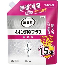 消臭力クリアビーズイオン消臭プラス替１５００ｇ×３