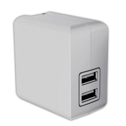 ＡＣ充電器　ＵＳＢ２ポート　４．８Ａ対応