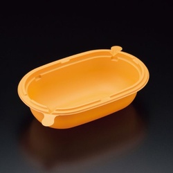 スミ 弁当容器 スーパーレンジ PE-1 キャロット 本体