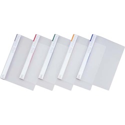 ルーパーフラットファイル　Ａ４縦　乳白　５冊