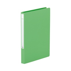 パンチレスファイル厚とじ　黄緑Ａ４縦　４０冊