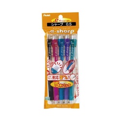 ドットイーシャープ　０．５ｍｍ　５色アソートパック