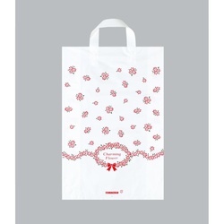 ポリ手提袋 カルチャーバッグ フラワー 中 福助工業