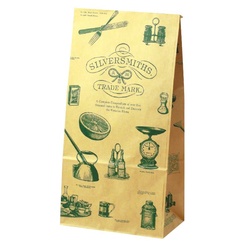 持ち帰り用紙袋 50-3509 角底袋 シルバースミス 156×95×320 100P ササガワ