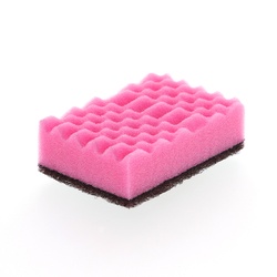 キクロン スポンジたわし キクロンA 袋入り ピンク 1個