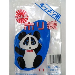 LDゴミ袋 キッチン用ポリ袋 パンダ柄 T-1 中川製袋化工