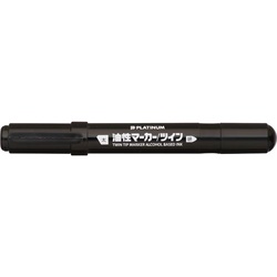 プラチナ油性マーカーツイン　太軸　黒