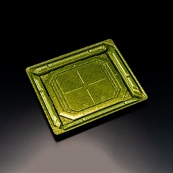 リスパック 刺身容器 バイオPS 美枠 20-17B ステラグリーン 本体