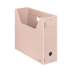 ファイルボックス　Ｈタイプ　ＰＰ　Ａ４横　桃　５個