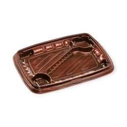 弁当容器 MSDレイア24-18-3 Mオーク エフピコ