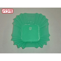 セイコー おかずカップ ラミケースOPP四角7号Pグリーン 500枚