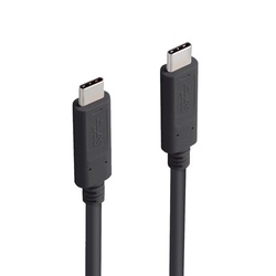 ＵＳＢ３．１（Ｇｅｎ１）Ｃ−Ｃ／認証品２．０ｍ／黒