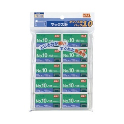 ホッチキス　１０号針　１０００本入　１０個パック