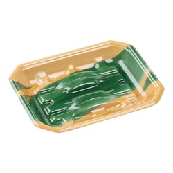 鮮魚トレー 豊漁22-17(27)A エコ木目葉らん エフピコ