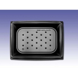 惣菜容器 D’sカフェP24-18SR ブラック デンカポリマー