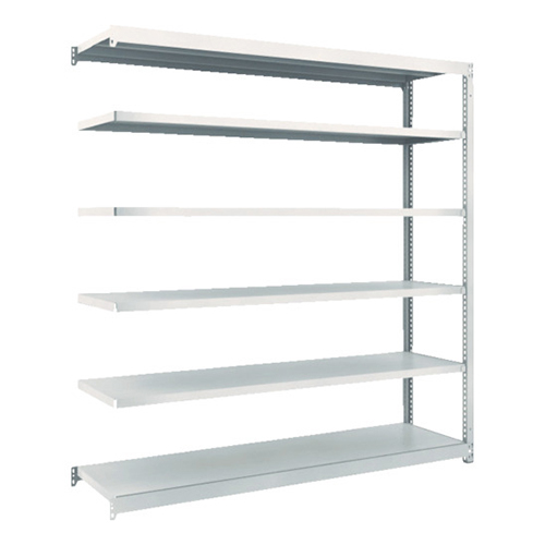 ＴＲＵＳＣＯ スチールラック Ｍ1.5型軽中量棚 860×445×1800mm 6段 連結 ネオグレー M1.56346B