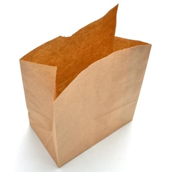 持ち帰り用紙袋 50-3201 角底袋 未晒 130×80×235 100P ササガワ