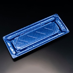 リスパック 寿司容器 バイオPS 美枠寿司 1-5B ステラブルー 本体