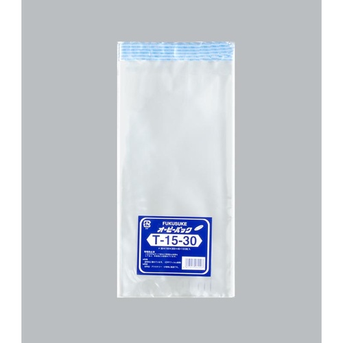 テープ有 OPP袋 オーピーパックC T-15-30 100枚入 福助工業