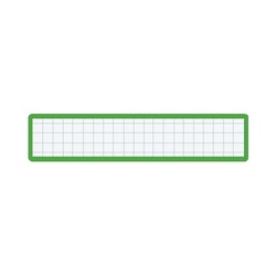 マグネット見出し　カード寸法１９×１０５ｍｍ緑Ｘ５
