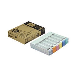 カラー仕切カード　Ａ４縦　２穴　６山　５０組