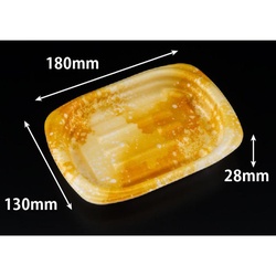 リスパック 軽食容器 ホット こんもり 18-13B うたかたオレンジ 本体