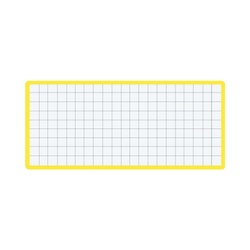 マグネット見出し　カード寸法４３×１０４ｍｍ黄Ｘ５