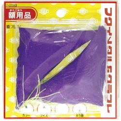 額フトン　大　紫色　１組（２個入）