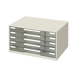 レターケース透明プラスチック引き出しＡ３　５段