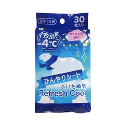 マイナス４℃冷感シート３０枚　せっけん