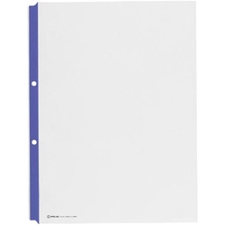 カラーガードポケットＡ４縦２穴テープ色青　１００枚