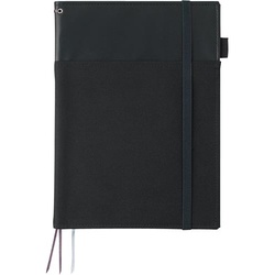 カバーノート＜システミック＞セミＢ５合皮　ブラック