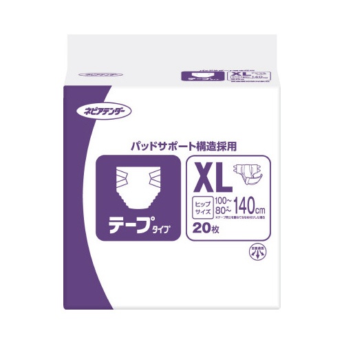 ネピアテンダー　テープタイプ　ＸＬ　２０枚入