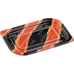 惣菜容器 MFPわかば20-13 波市松赤 エフピコ