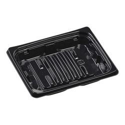 軽食容器 MSDプレイン13-11AG 本体 黒 エフピコ