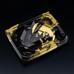 リスパック 刺身容器 バイオ 流派 盛15-12B いとど金 本体