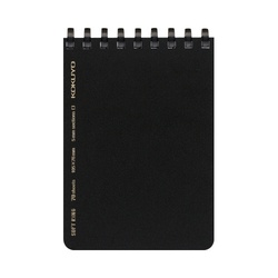 ソフトリングメモ　方眼罫　Ａ７　７０枚　黒