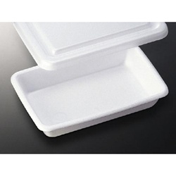 中央化学 弁当容器 5号 角丸折 共付 発泡 セット