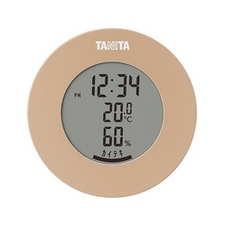 デジタル温湿度計　ライトブラウンＴＴ−５８５ーＢＲ