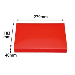 仕出し弁当容器 一体型 90-60 シャインレッド エフピコチューパ