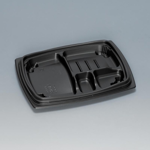 弁当容器 祝い膳24-18-1H 黒 福助工業