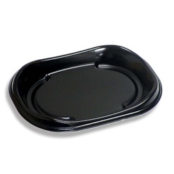 軽食容器 D’sプラスPR23-16 黒 デンカポリマー