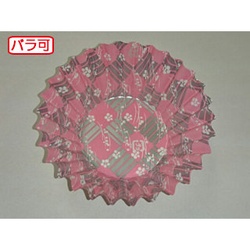 セイコー おかずカップ ラミケースOPP 8F 梅チェック柄 500枚