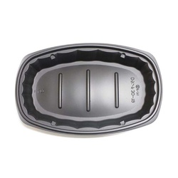 デンカポリマー 軽食容器 Dランチ30-19本体 黒