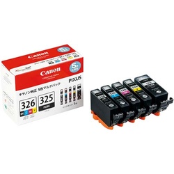 インクＢＣＩ−３２６　４色＋３２５ＰＧＢＫ２個以上
