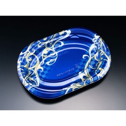 リスパック 軽食容器 バイオデリカ サラエル D24B K-エマブルー 本体