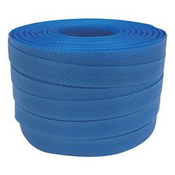 PPバンド15.5mm×100m　青　【ユタカメイク 梱包用品 ＰＰバンド １５．５ｍｍ×１００ｍ ブルー】