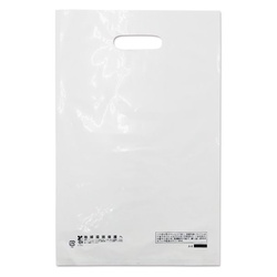 ポリ手提げ サンFバッグ B5 乳白(バイオマス25％) 中川製袋化工